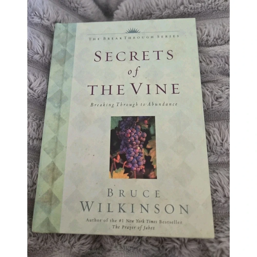Secrets of the Vine Bruce Wilkinson Hardcover ChristianLivingBreakThrough Series
